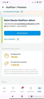 20% sleva na AlzaPlus účet - 2
