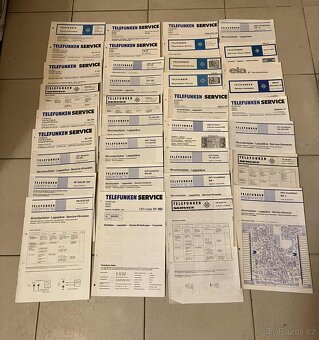 TELEFUNKEN HIFI originální servisní schéma a manuály 65ks - 2