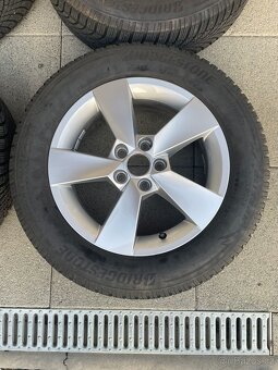 Zimní kola Škoda Fabia 4, 5x100 185/65 R15 Bridgestone - 2