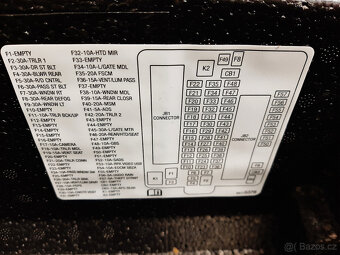 Cadillac XT 5 2018 polystyrenová výplň kufru - 2