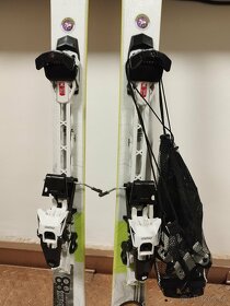 Skialpove lyže K2 181cm s pásy a mačkami jako nové - 2