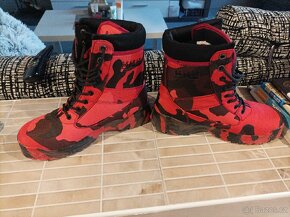 Vysoké boty double red - 2
