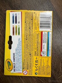 Crayola Metallic Markers | Sada popisovačů 6ks - 2