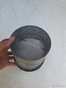 Zpětná klapka na odvětrávání- průměr 125mm, kovová - 2