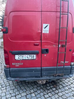 Dodávka renault master - 2