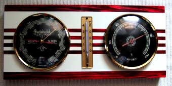 BAROMETER, hodiny, lietadlo TU-104 - 2