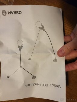 NOVÝ Osram Šňůrový závěs na svítidlo Vintage 1906 Pendulum - 2