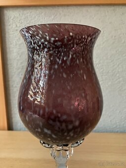 Velká číše z hutního skla s motivem - 900 ml, 33 cm - 2