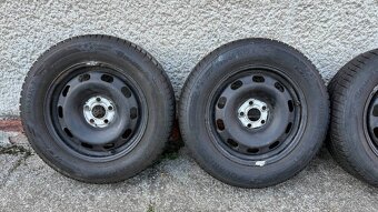 195/65 R15 ZIMNÍ PNEU + PLECHOVÉ DISKY 5X100 ŠKODA OCTAVIA I - 2