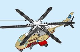 Lego CITY záchranářský vrtulník ze sady CITY 60302 - 2