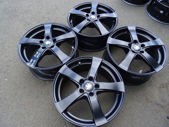 Alu disky černé na Peugeot, 17", 5x108, ET 48, šíře 7,5J - 2