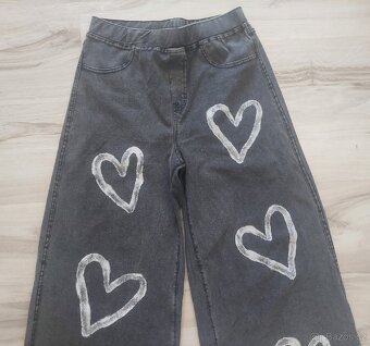 Krasne DÍVČI DŽÍNY zn.H&M, v.170, 13-14 let - 2