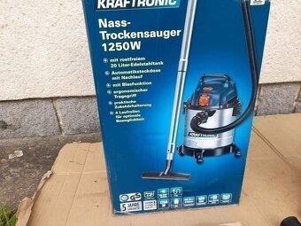 Průmyslový mokro suchý vysavač Kraftronic 1250 W - 2