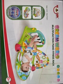 Hrací deka s piánkem 3v1 - 2