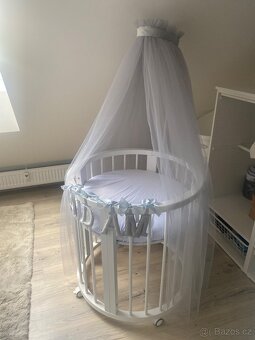 ✨ Oval Bed 9v1 – kompletní set, TOP stav ✨ - 2