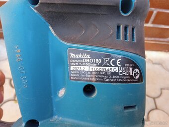 Makita DBO180Z aku excentrická bruska Li-ion LXT 18V bez aku - 2