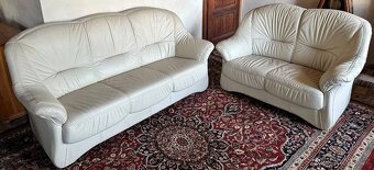 Luxusní kožená sedací souprava 3+2+1, 4383 - 2