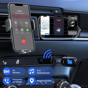 Behozel AUX Bluetooth vysílač/ přijímač s displejem nové - 2