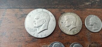 USA sada, lot Amerických mincí. - 2