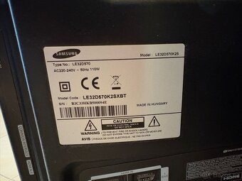 Kompletní TV set – Samsung 32” + DVB-T2 setobox Alma Mini - 2