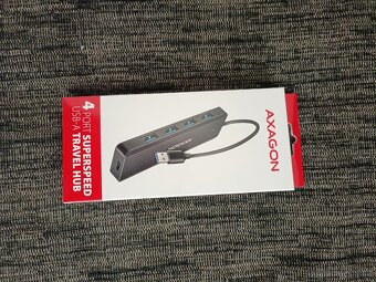 Axagon 4 Port Superspeed USB-A Travel HUB - 2
