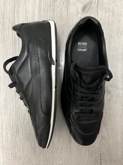 Pánské jako nové kožené tenisky Hugo Boss v. 43 - 2