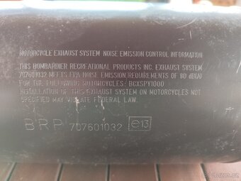 Prodám nový originální výfuk Can-Am Spyder RS - 2