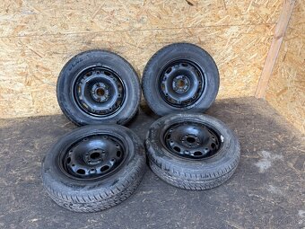 SADA DISKŮ 5Jx14H2 5x100 ET35 165/70R14 ZÁNOVNÍ PNEU - 2