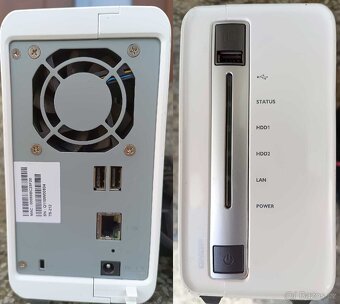 NAS QNAP TS-212 + 2x 1TB HDD+ 2 licence na IP kamery funkční - 2