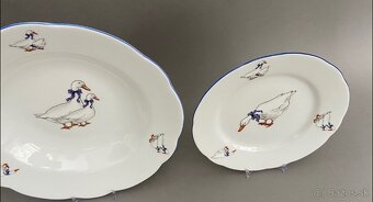 Nová Talířová souprava husy pro 6 osob, 18 dílná, - 2