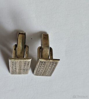 MANŽETOVÉ KNOFLÍKY (STŘÍBRNÉ) - 2