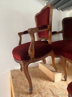 Neobarokní pohovka s křesly - 2