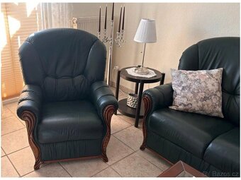 Luxusni italská kožená sedací souprava 3+1+1, 4094 - 2