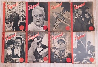 Německé časopisy Signal originál Wehrmacht WH Waffen LW - 2