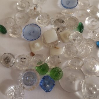 skleněné knoflíky mix - 2