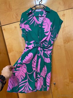 Letní barevné šaty vel.S - 2