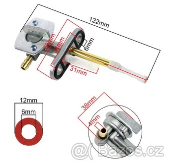 Palivový kohout XT600 a další - 2