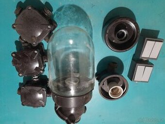 Bakelit světla a vypínače - 2