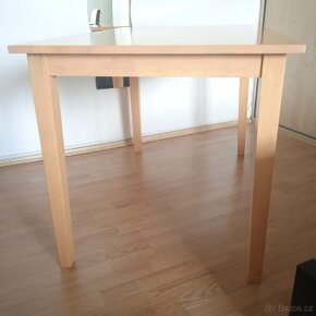 Dřevěný jídelní stůl 120x75x73cm - 2