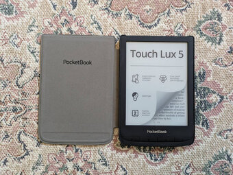 E-book čtečka PocketBook 628 Touch Lux 5 Ink Black + POUZDRO - 2