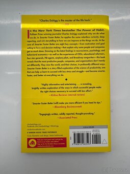Kniha Smarter Faster Better (Charles Duhigg), anglicky, nová - 2