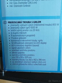 Mikrovlnná trouba s grilem - 2