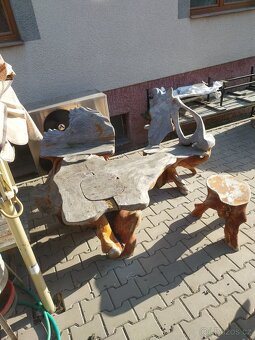 Vyřezávané posezení - 2