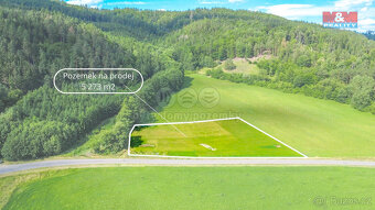 Prodej pozemku k bydlení, 5273 m², Vranová Lhota - 2