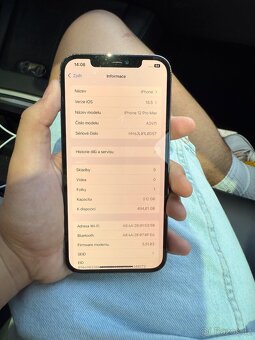 Prodám iPhone 12 Pro Max 512 GB – graphite, nová baterie - 2