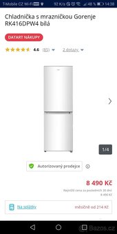 Kombinovana lednice GORENJE - 2