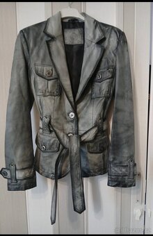 Luxusní kožený kabátek KARA S - 2