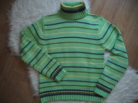 Dámský pletený svetr s rolákem - 2