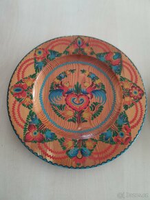 Ručně malované dřevěné talíře - 2