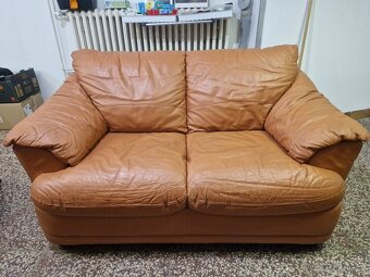 Kožená sedačka 3 + 2 sedáky - 2